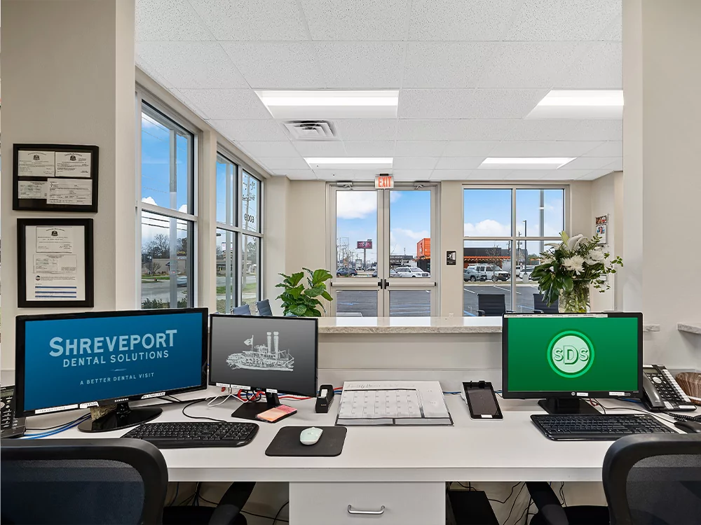 Shreveport Dental Solutions View from the Front Desk